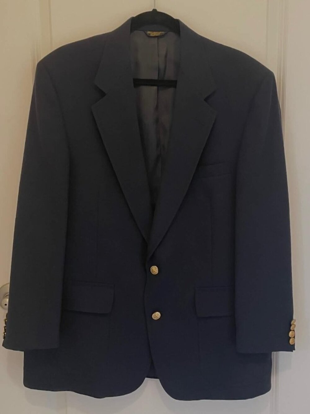 HUNTER HAIG Men’s Navy Blue Blazer Sports Jacket, Unknown Size (tailored)